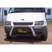 ECB Silver Hammertone Nudge Bar to suit Ford Transit VM RWD Only 09/06 - 08/14