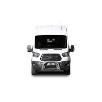 ECB Silver Hammertone Nudge Bar to suit Ford Transit VO 05/18 - 04/19