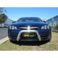 ECB Silver Hammertone Nudge Bar to suit Holden Commodore VE S1 Omega 08/06 - 08/10