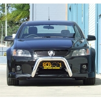 ECB Silver Hammertone Nudge Bar to suit Holden Commodore VE S1 SS 08/06 - 08/10