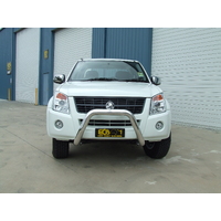 ECB Silver Hammertone Nudge Bar to suit Holden Rodeo RA DX/LX Flares 03/03 - 12/06