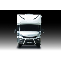 ECB Silver Hammertone Nudge Bar to suit Iveco Daily 70C 02/15 - 01/21