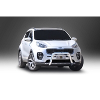 ECB Polished Nudge Bar to suit Kia Sportage 10/17 - 05/18