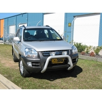 ECB Polished Nudge Bar to suit Kia Sportage 04/05 - 08/07