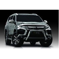ECB Textura Black Nudge Bar to suit Mitsubishi Pajero Sport Exceed 05/16 - 11/19