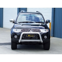 ECB Textura Black Nudge Bar to suit Mitsubishi Challenger PB 01/09 - 06/13
