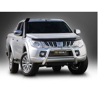 ECB Black Ripple Nudge Bar to suit Mitsubishi Triton MQ 01/15 - 10/18