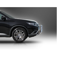 ECB Textura Black Nudge Bar to suit Mitsubishi Outlander ZK 01/15 - 10/17