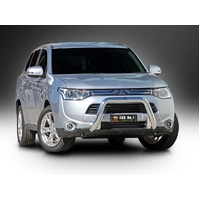 ECB Polished Nudge Bar to suit Mitsubishi Outlander ZJ 11/12 - 12/13
