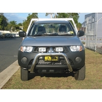 ECB Black Ripple Nudge Bar to suit Mitsubishi Triton ML Excl GLX 07/06 - 08/09