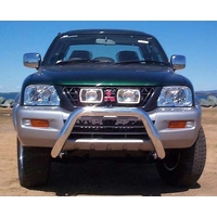 ECB Textura Black Nudge Bar to suit Mitsubishi Triton MK 4WD Diesel 07/01 - 03/03