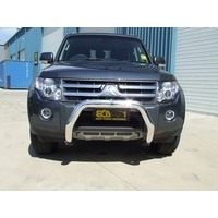 ECB Polished Nudge Bar to suit Mitsubishi Pajero NT 12/08 - 09/11