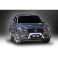 ECB Silver Hammertone Nudge Bar to suit Mazda CX-5 KF GT 02/17 - 12/21