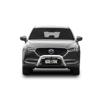 ECB Silver Hammertone Nudge Bar to suit Mazda CX-5 KF AKERA 02/18 - 12/21