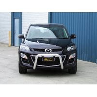 ECB Silver Hammertone Nudge Bar to suit Mazda CX-7 11/09 - 2012