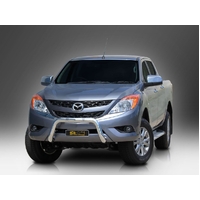 ECB Textura Black Nudge Bar to suit Mazda BT-50 2WD Highrise 10/11 - 03/18