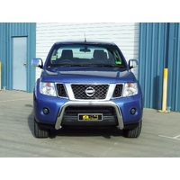 ECB Textura Black Nudge Bar to suit Nissan Navara D40 ST-X V6 TD 2012 - 03/15