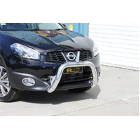 ECB Black Ripple Nudge Bar to suit Nissan Dualis J10 S2 Petrol 04/10 - 12/13