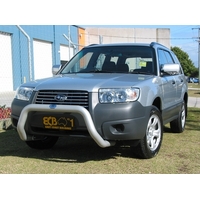 ECB Silver Hammertone Nudge Bar to suit Subaru Forester 07/05 - 02/08