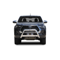 ECB Textura Black Nudge Bar to suit Toyota HiLux Workmate Wide Cab 08/21 - Onwards