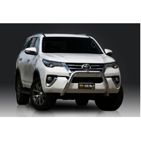 ECB Black Ripple Nudge Bar to suit Toyota Fortuner 12/15 - 05/19