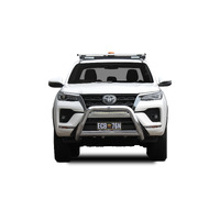 ECB Textura Black Nudge Bar to suit Toyota Fortuner 06/19 - 07/21
