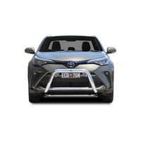 ECB Silver Hammertone Nudge Bar to suit Toyota C-HR GXL 10/19 - Onwards