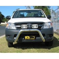 ECB Black Ripple Nudge Bar to suit Toyota HiLux 4WD 03/05 - 07/11
