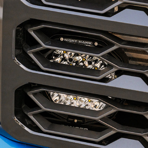 Bushranger Night Hawk Behind Grille Twin 7" Driving Light Kit for Mitsubishi Triton MV 2024 - Onwards