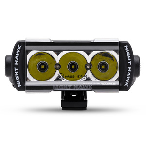 Bushranger Night Hawk Light Bar Spot Cover - Clear (Pair)