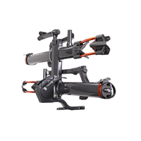 Kuat NV 2.0 Two Bike Hitch Mounted Carrier (Grey + Orange)