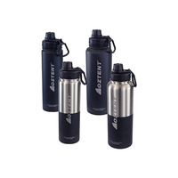 Oztent Alpine Stainless Vacuum Insulated Bottle - 1180ml - Black