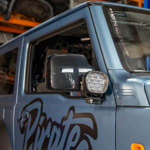 Pirate Camp Co. Mirror Mounted Ditch Light Brackets to suit Suzuki Jimny JB74