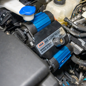 Pirate Camp Co. Universal Under Bonnet Onboard Air Compressor Mount for Ford Ranger &amp; Everest 2022 - Onwards