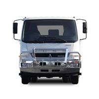 ECB Silver Hammertone Alloy BullBar, FUPS Compatible to suit Fuso Fighter FM/FN 01/20 - Onwards