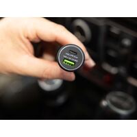 Quad Lock - 48W Dual Car Charger - USB-C PD + USB-A QC3.0
