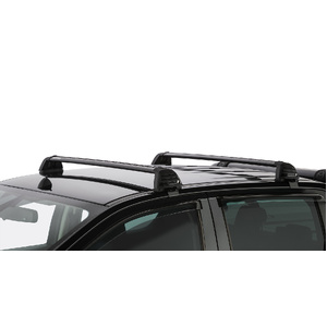 Rhino-Rack RV0321B Vortex ROC25 Flush Black 2 Bar Roof Rack for MAZDA BT50 Gen2 Dual Cab 4DR Ute (01/2011-12/2020)
