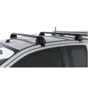 Rhino-Rack RV0356B Vortex ROC25 Flush Black 2 Bar Roof Rack for MAZDA BT50 Gen2 Freestyle Cab 4DR Ute (01/2011-12/2020)