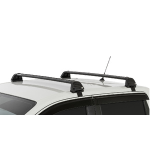 Rhino-Rack RV0642B Vortex ROC25 Flush Black 2 Bar Roof Rack for NISSAN Navara (post facelift) NP300 Dual Cab 4DR Ute (01/2021-Current)