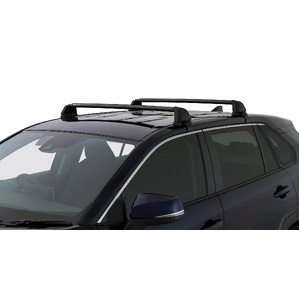 Rhino-Rack RV0783B Vortex ROC25 Flush Black 2 Bar Roof Rack for TOYOTA Rav4 Gen 5 XA50 5DR SUV (01/2019-Current)