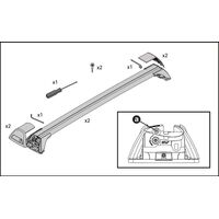 Yakima Aero Flush Bars 115cm (Silver)