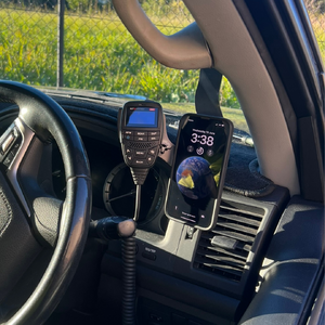 Scrub King Phone &amp; UHF Mount to suit Toyota LandCruiser 300 Series