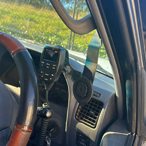 Scrub King Phone &amp; UHF Mount to suit Toyota Prado 90 Series