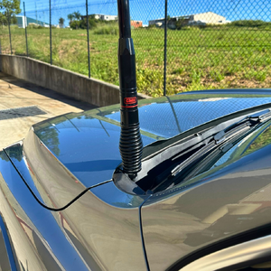 Scrub King Bonnet Hinge UHF Antenna Bracket to suit GWM Cannon Alpha 2024 - 2025 (Matte Black)