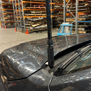 Scrub King Bonnet Hinge UHF Antenna Bracket to suit Mitsubishi Triton MV 2024 - Onwards (Matte Black)