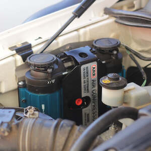 Scrub King Onboard Air Compressor Mount (Engine Bay) to suit Toyota 2005 - 2014 (Non ABS)