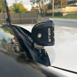 Scrub King Bonnet Hinge Ditch Light Bracket to suit Toyota Hilux 2015 - 2024 (Stainless Steel)