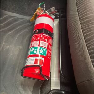 Scrub King Fire Extinguisher Bracket to suit Toyota Fortuner 2015 - 2024 (Stainless Steel)