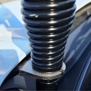 Scrub King Bonnet Hinge UHF Antenna Bracket to suit LDV D90 2017 - 2024 (Stainless Steel)