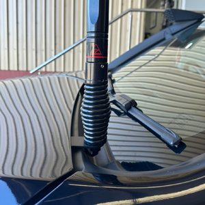 Scrub King Bonnet Hinge UHF Antenna Bracket to suit Isuzu D-Max 2021 - 2025 (Stainless Steel)